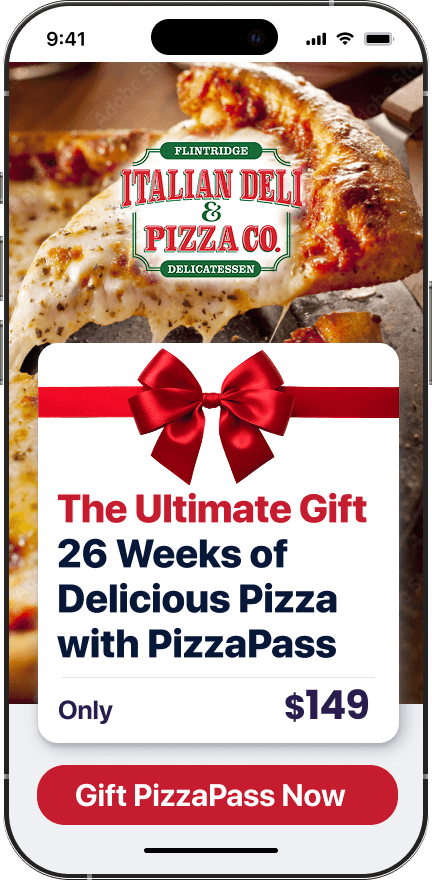 Gift subscription mockup